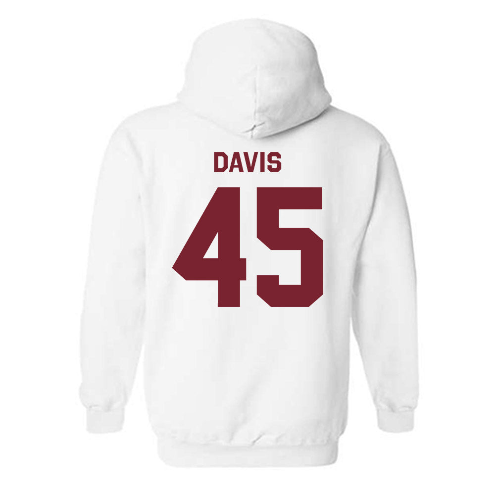 Fordham - NCAA Football : Tyler Davis - Classic Shersey Hooded Sweatshirt-1