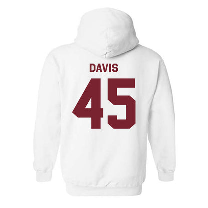 Fordham - NCAA Football : Tyler Davis - Classic Shersey Hooded Sweatshirt-1
