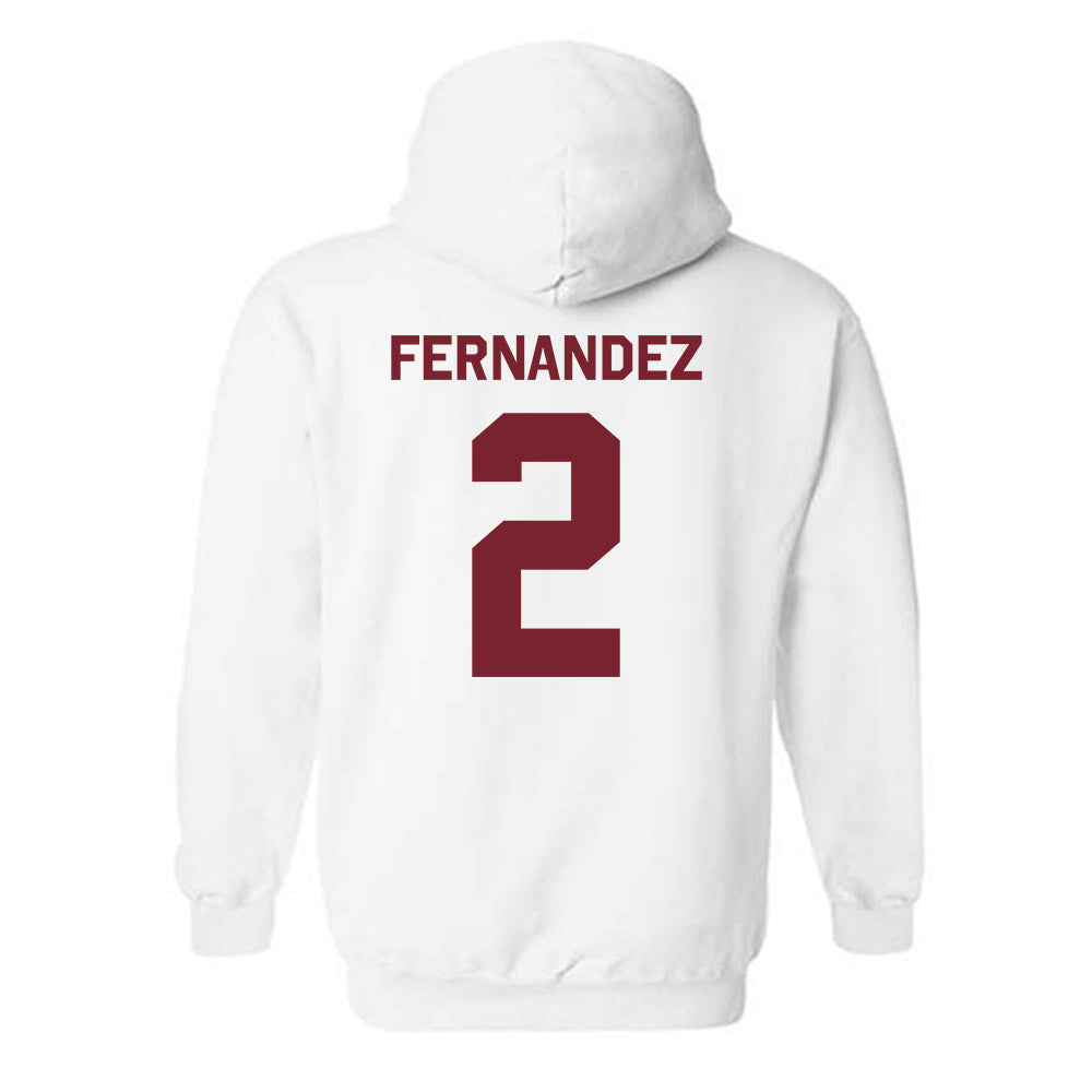 Fordham - NCAA Women's Volleyball : Lola Fernandez - Classic Shersey Hooded Sweatshirt-1