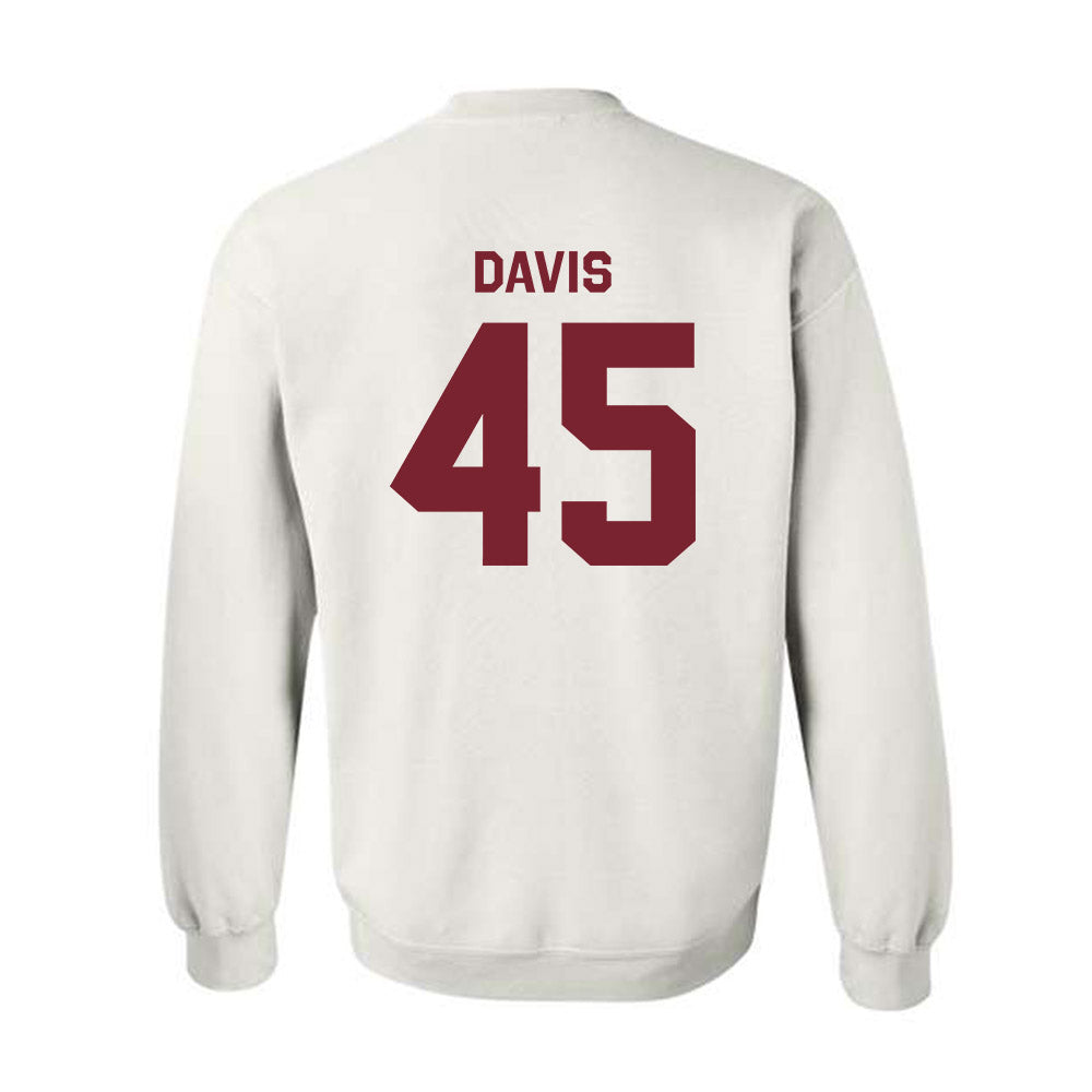 Fordham - NCAA Football : Tyler Davis - Classic Shersey Crewneck Sweatshirt-1