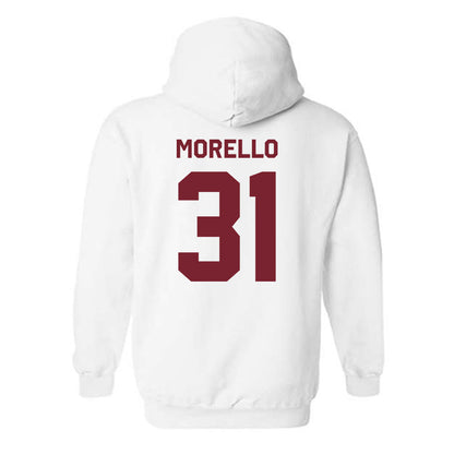 Fordham - NCAA Baseball : Mason Morello - Classic Shersey Hooded Sweatshirt-1