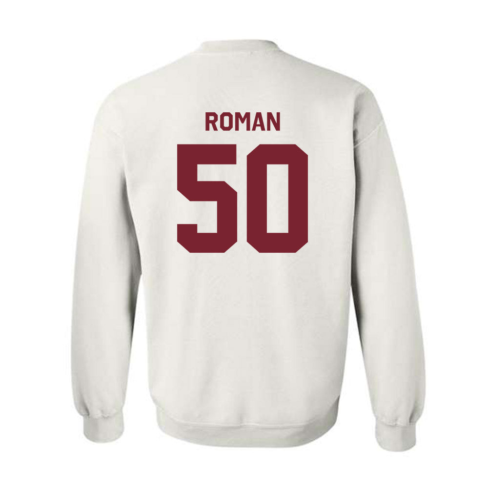 Fordham - NCAA Football : Connor Roman - Classic Shersey Crewneck Sweatshirt-1
