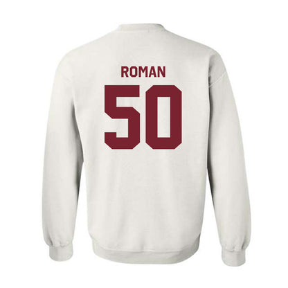 Fordham - NCAA Football : Connor Roman - Classic Shersey Crewneck Sweatshirt-1