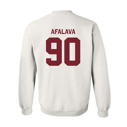 Fordham - NCAA Football : Tiumalu Afalava - Classic Shersey Crewneck Sweatshirt-1