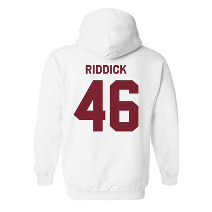 Fordham - NCAA Football : Lorenzo Riddick - Classic Shersey Hooded Sweatshirt-1