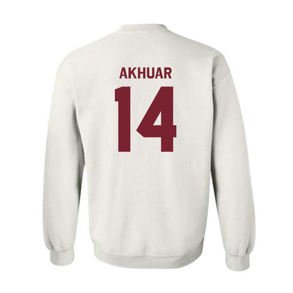 Fordham - NCAA Men's Basketball : Roor Akhuar - Classic Shersey Crewneck Sweatshirt-1