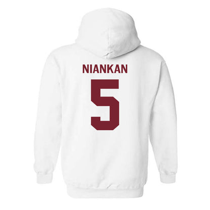 Fordham - NCAA Women's Basketball : Ornella Niankan - Classic Shersey Hooded Sweatshirt-1