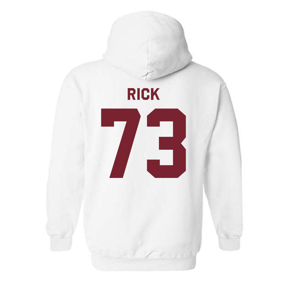 Fordham - NCAA Football : Leo Rick - Classic Shersey Hooded Sweatshirt-1