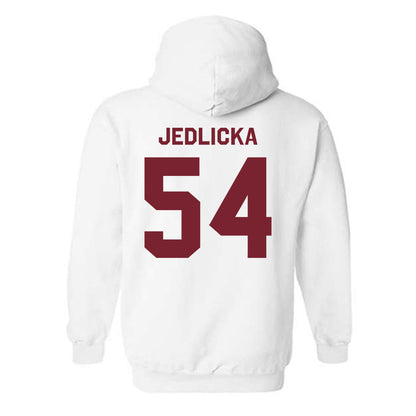 Fordham - NCAA Football : Jack Jedlicka - Classic Shersey Hooded Sweatshirt-1