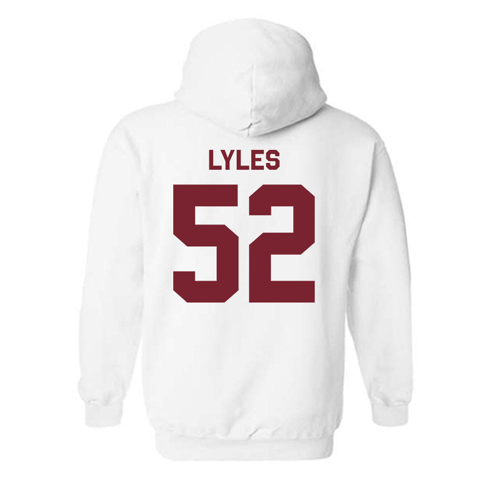 Fordham - NCAA Football : Ahmir Lyles - Classic Shersey Hooded Sweatshirt-1