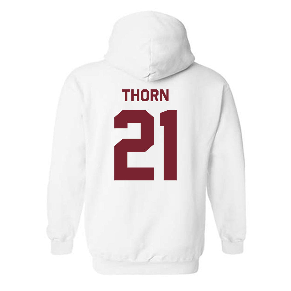 Fordham - NCAA Football : Michael Thorn - Classic Shersey Hooded Sweatshirt-1