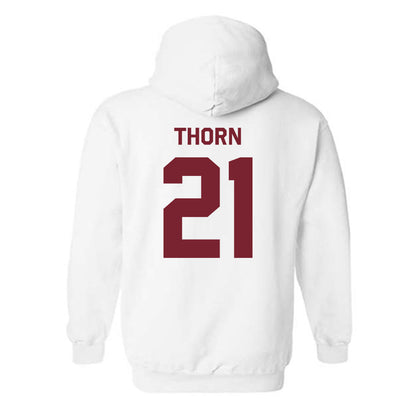 Fordham - NCAA Football : Michael Thorn - Classic Shersey Hooded Sweatshirt-1