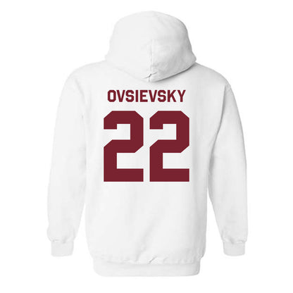 Fordham - NCAA Women's Soccer : Kit Ovsievsky - Classic Shersey Hooded Sweatshirt-1