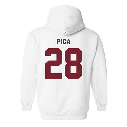 Fordham - NCAA Men's Soccer : Christian Pica - Classic Shersey Hooded Sweatshirt-1
