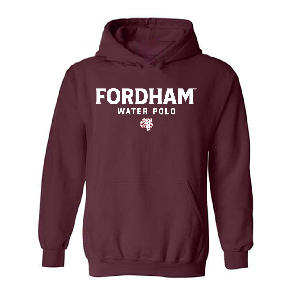 Fordham - NCAA Men's Water Polo : Mark Dyck - Classic Shersey Hooded Sweatshirt-0