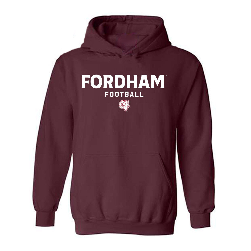 Fordham - NCAA Football : Brian Oliver Jr - Classic Shersey Hooded Sweatshirt-0