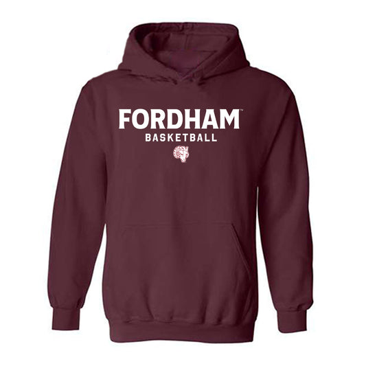 Fordham - NCAA Men's Basketball : Aidan Crotty - Classic Shersey Hooded Sweatshirt-0