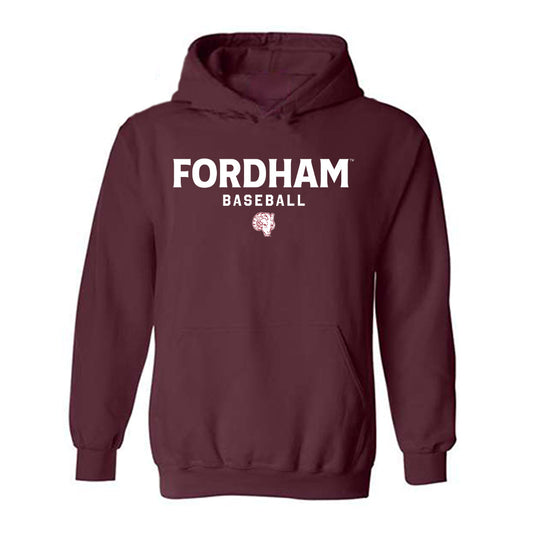 Fordham - NCAA Baseball : Anthony Scarlata - Classic Shersey Hooded Sweatshirt-0