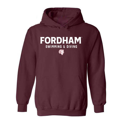 Fordham - NCAA Women's Swimming & Diving : Lexi Lundell - Classic Shersey Hooded Sweatshirt-0
