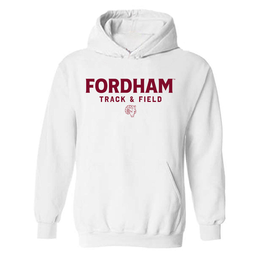 Fordham - NCAA Men's Track & Field : James Alati - Classic Shersey Hooded Sweatshirt-0
