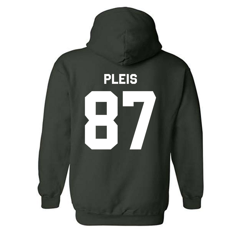 Cal Poly - NCAA Football : Kaleb Pleis - Classic Shersey Hooded Sweatshirt-1