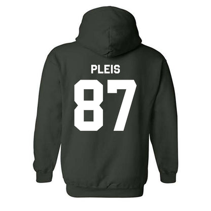 Cal Poly - NCAA Football : Kaleb Pleis - Classic Shersey Hooded Sweatshirt-1