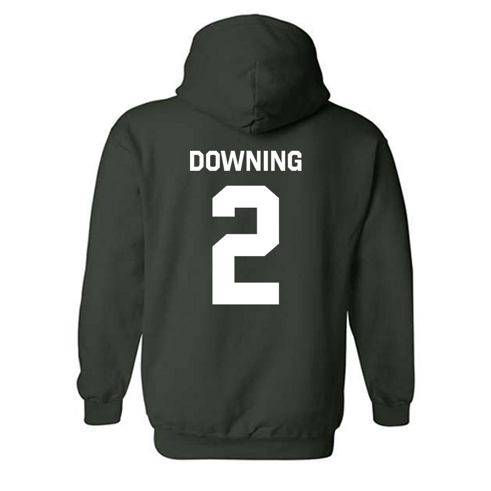 Cal Poly - NCAA Baseball : Jake Downing - Classic Shersey Hooded Sweatshirt-1