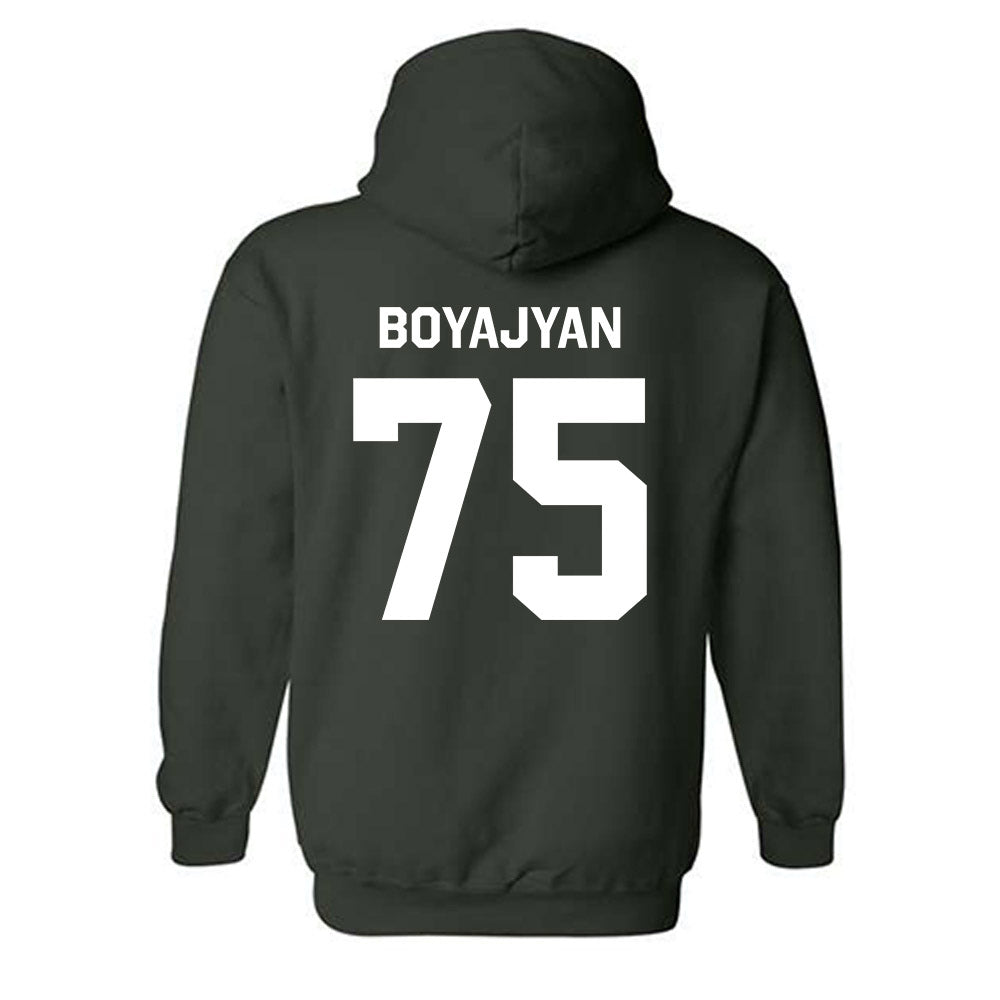 Cal Poly - NCAA Football : Davit Boyajyan - Classic Shersey Hooded Sweatshirt-1