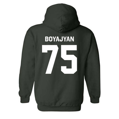 Cal Poly - NCAA Football : Davit Boyajyan - Classic Shersey Hooded Sweatshirt-1