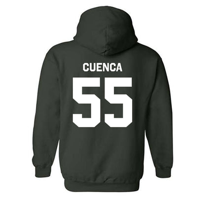 Cal Poly - NCAA Football : Jared Cuenca - Classic Shersey Hooded Sweatshirt-1