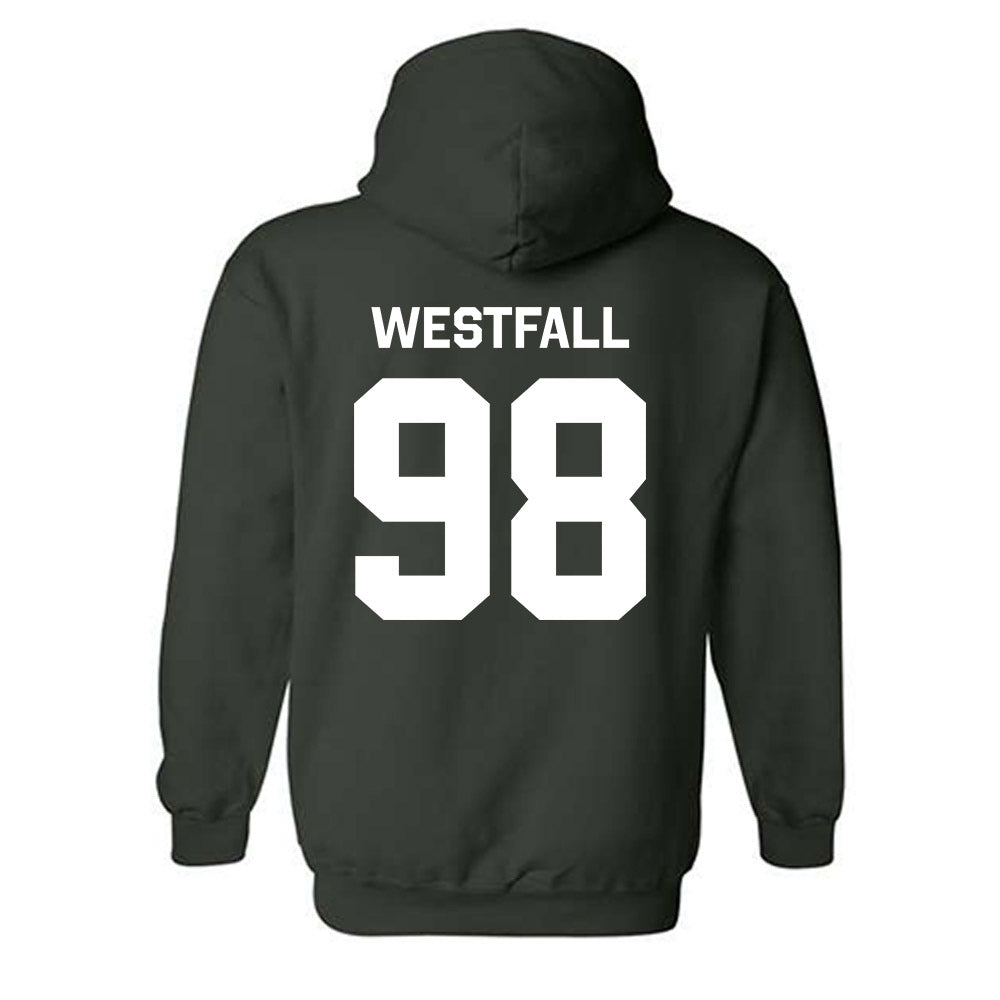 Cal Poly - NCAA Football : Luke Westfall - Classic Shersey Hooded Sweatshirt-1