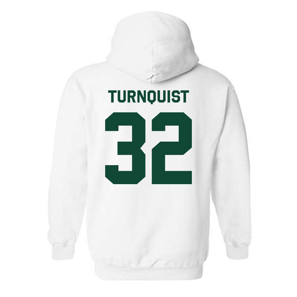 Cal Poly - NCAA Baseball : Carson Turnquist - Classic Shersey Hooded Sweatshirt-1