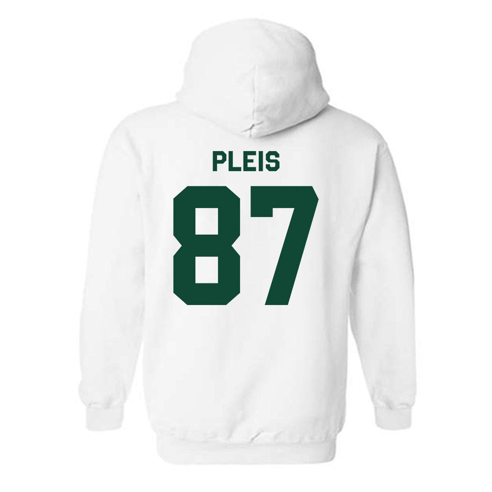 Cal Poly - NCAA Football : Kaleb Pleis - Classic Shersey Hooded Sweatshirt-1