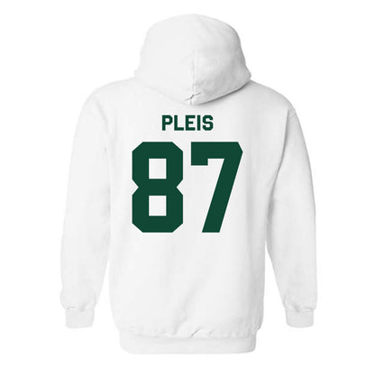 Cal Poly - NCAA Football : Kaleb Pleis - Classic Shersey Hooded Sweatshirt-1