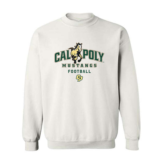Cal Poly - NCAA Football : Koen Glover - Classic Shersey Crewneck Sweatshirt-0