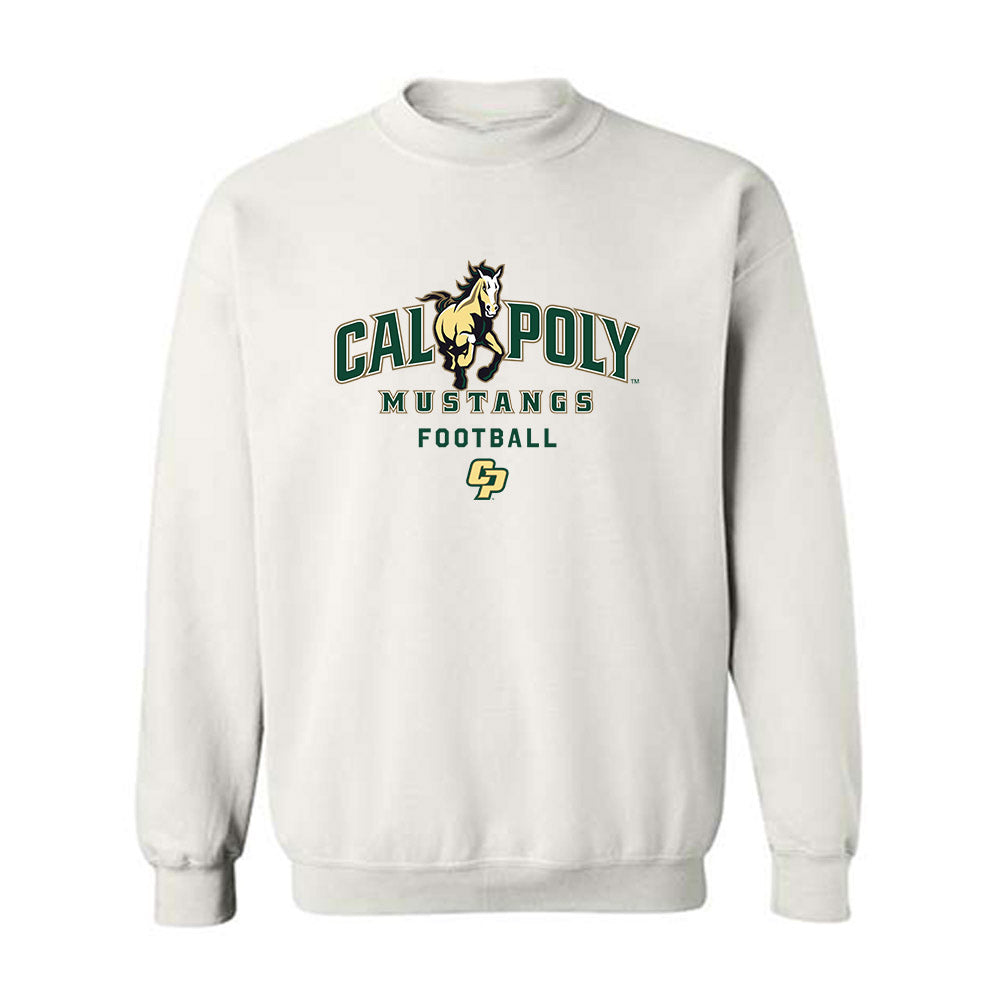 Cal Poly - NCAA Football : Jared Cuenca - Classic Shersey Crewneck Sweatshirt-0