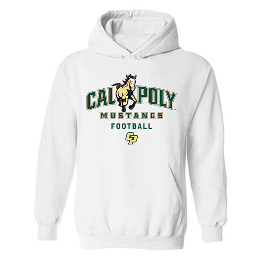Cal Poly - NCAA Football : Luke Westfall - Classic Shersey Hooded Sweatshirt-0