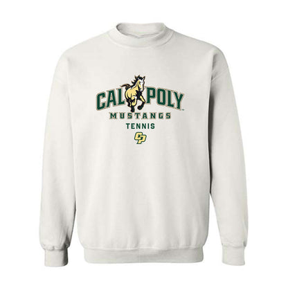 Cal Poly - NCAA Men's Tennis : Aaron Eliscu - Classic Shersey Crewneck Sweatshirt-0