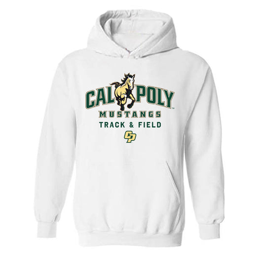 Cal Poly - NCAA Men's Track & Field : Colby Neron - Classic Shersey Hooded Sweatshirt-0