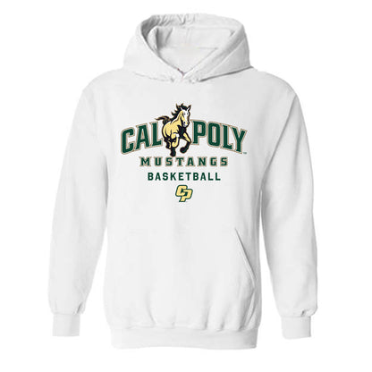Cal Poly - NCAA Men's Basketball : Marsai Mason - Classic Shersey Hooded Sweatshirt-0