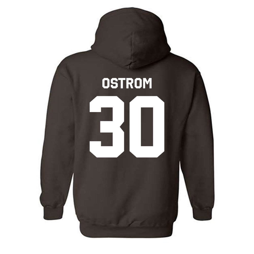 St. Bonaventure - NCAA Men's Basketball : Broek Ostrom - Classic Shersey Hooded Sweatshirt-1