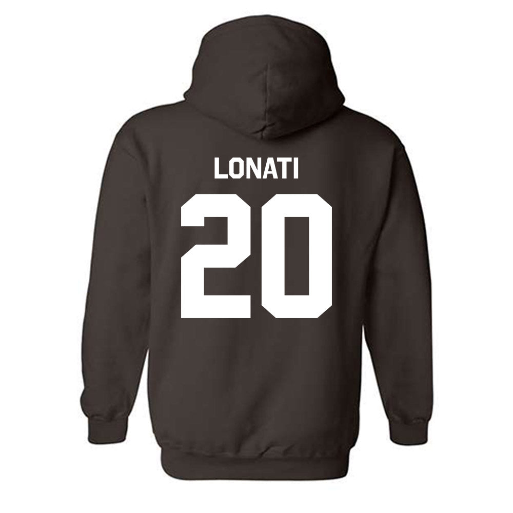 St. Bonaventure - NCAA Men's Basketball : Achille Lonati - Classic Shersey Hooded Sweatshirt-1