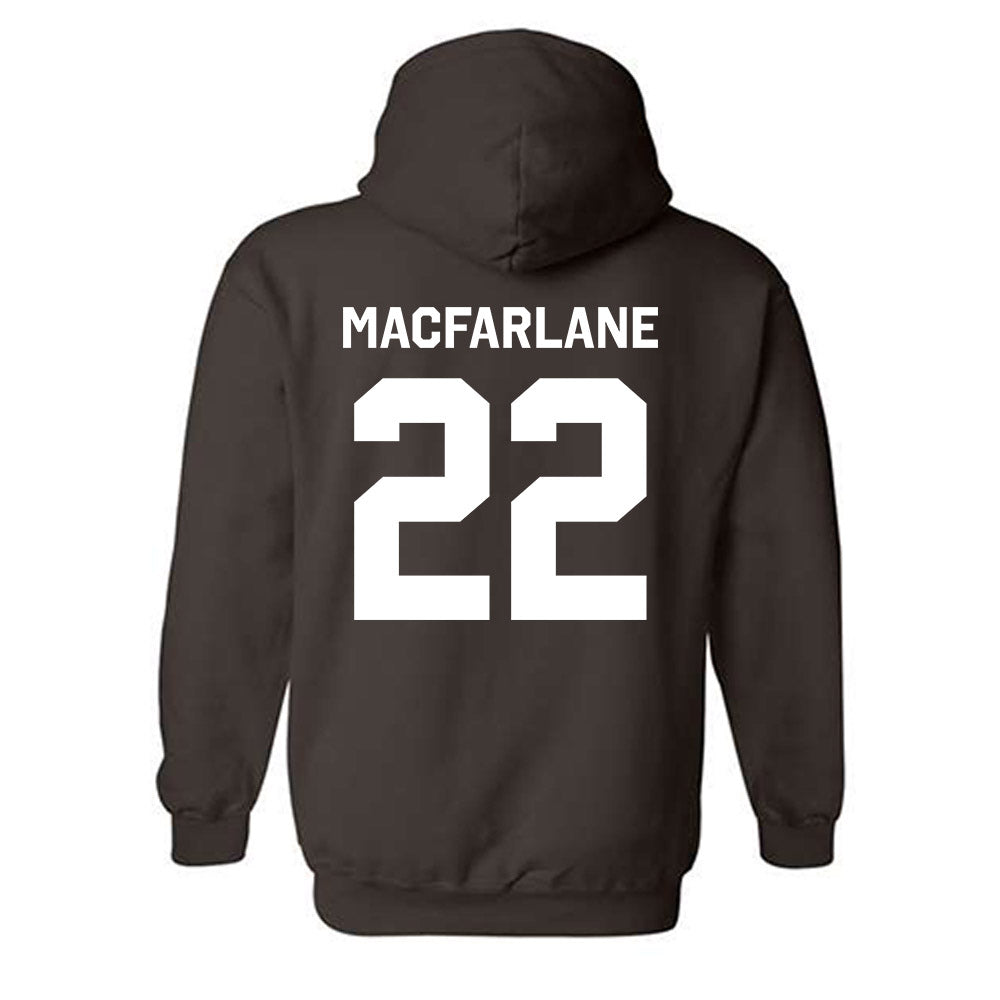 St. Bonaventure - NCAA Men's Soccer : Kyle Macfarlane - Classic Shersey Hooded Sweatshirt-1