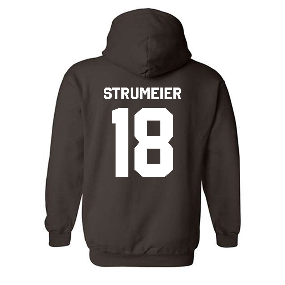 St. Bonaventure - NCAA Men's Soccer : Bryce Strumeier - Classic Shersey Hooded Sweatshirt-1