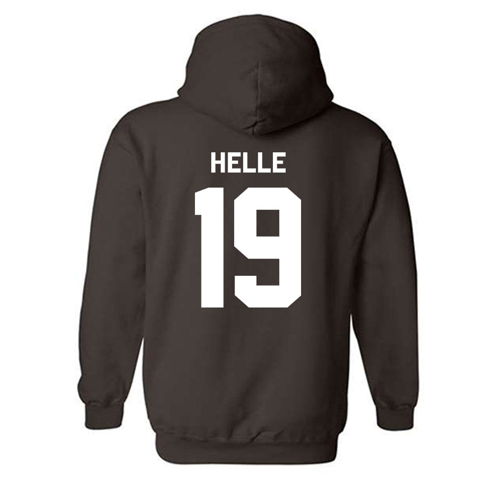 St. Bonaventure - NCAA Men's Soccer : Daniel Helle - Classic Shersey Hooded Sweatshirt-1
