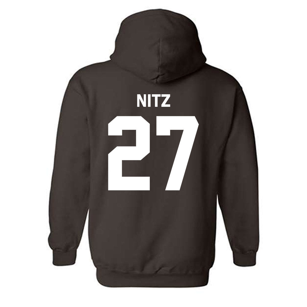 St. Bonaventure - NCAA Men's Soccer : Harrison Nitz - Classic Shersey Hooded Sweatshirt-1