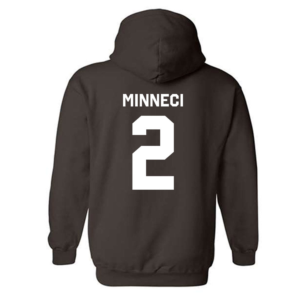St. Bonaventure - NCAA Men's Soccer : Jackson Minneci - Classic Shersey Hooded Sweatshirt-1