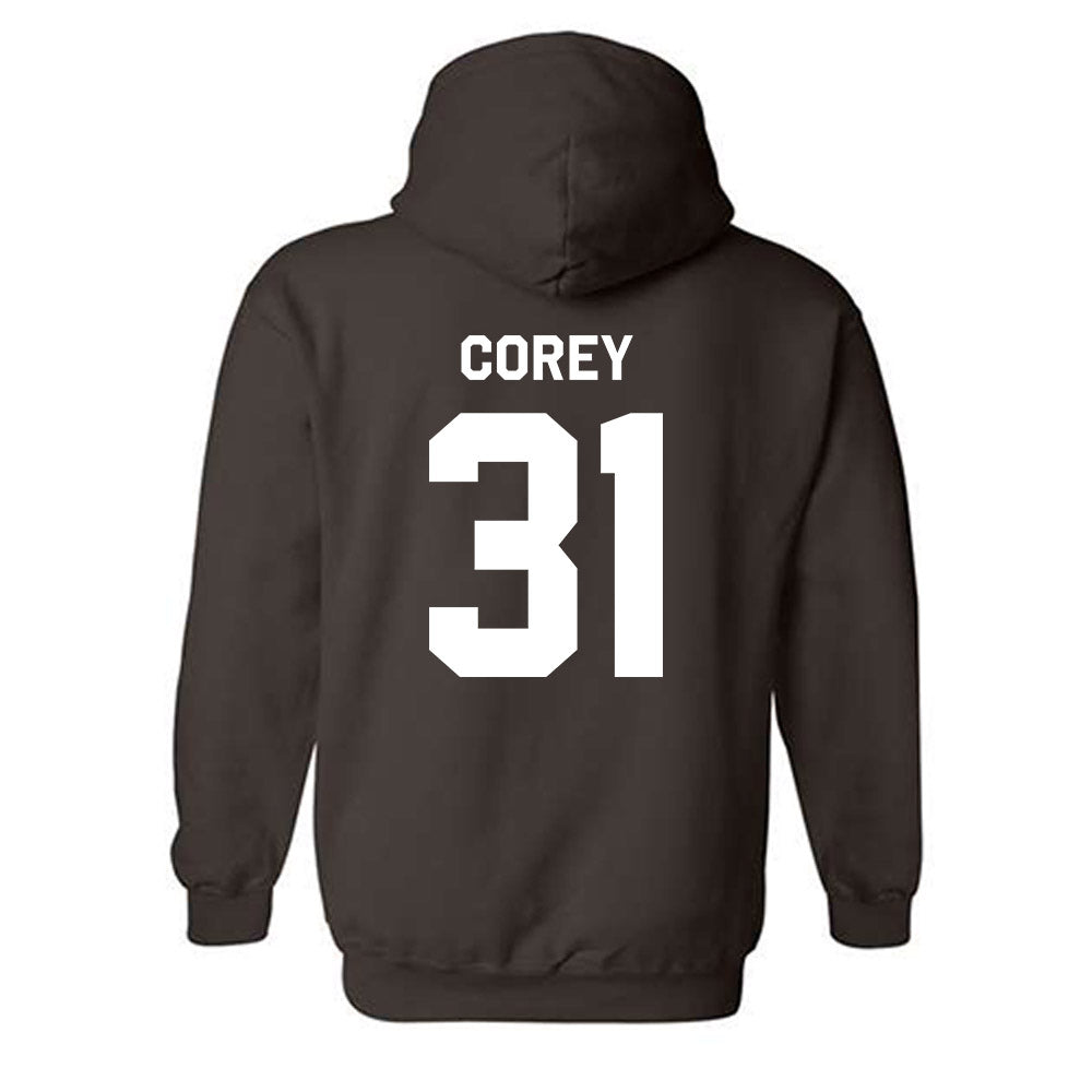 St. Bonaventure - NCAA Baseball : Ty Corey - Classic Shersey Hooded Sweatshirt-1