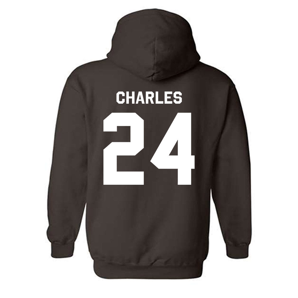 St. Bonaventure - NCAA Men's Basketball : Cayden Charles - Classic Shersey Hooded Sweatshirt-1