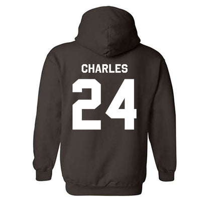 St. Bonaventure - NCAA Men's Basketball : Cayden Charles - Classic Shersey Hooded Sweatshirt-1